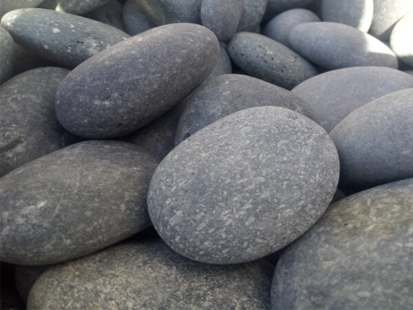 Gray Beach Pebble Large (4-6 inches)