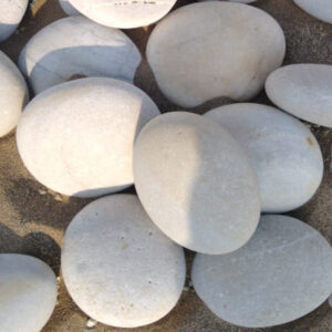 White Beach Pebble Large (4-6 inches)