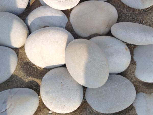 White Beach Pebble Medium (2-4 inches)